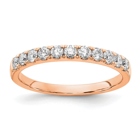 Lab Grown Diamond Wedding Bands in Yellow. White or Rose Gold