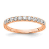 Lab Grown Diamond Wedding Bands in Yellow. White or Rose Gold