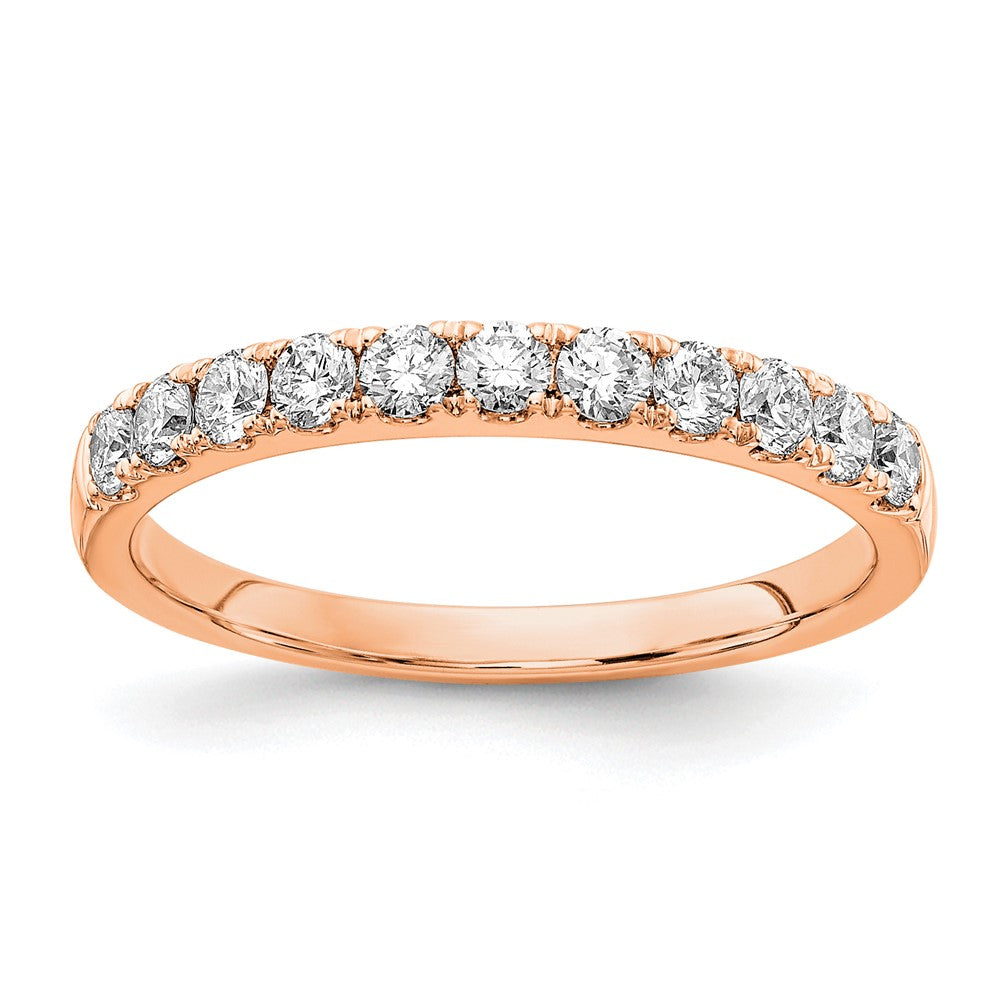 Lab Grown Diamond Wedding Bands in Yellow. White or Rose Gold