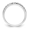 14k White Gold 1/2 carat Lab Grown Diamond VS/SI+ G+ Complete Wedding Band