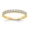 Lab Grown Diamond Wedding Bands in Yellow. White or Rose Gold