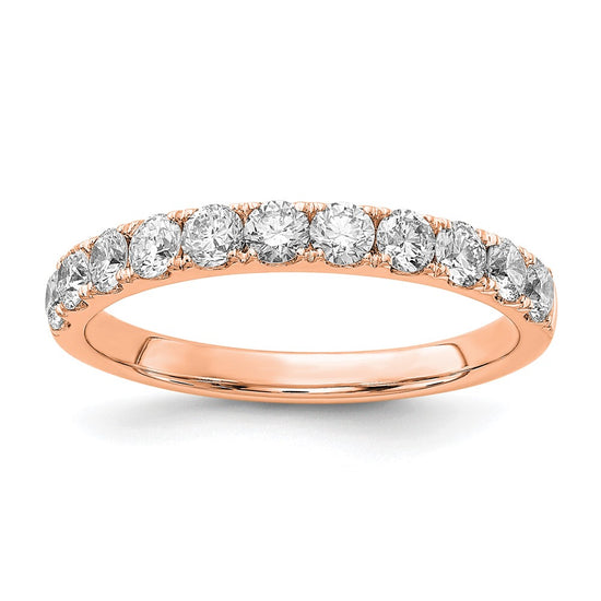 Lab Grown Diamond Wedding Bands in Yellow. White or Rose Gold