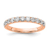 Lab Grown Diamond Wedding Bands in Yellow. White or Rose Gold
