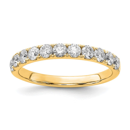 Lab Grown Diamond Wedding Bands in Yellow. White or Rose Gold