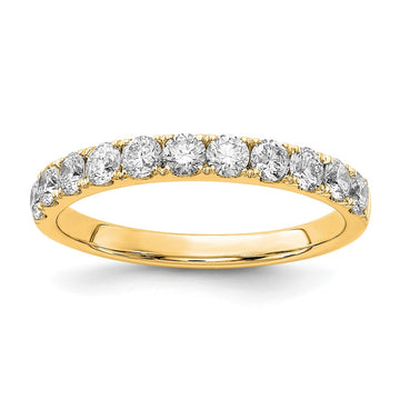 14k 3/4 carat Lab Grown Diamond VS/SI+ G+ Complete Wedding Band