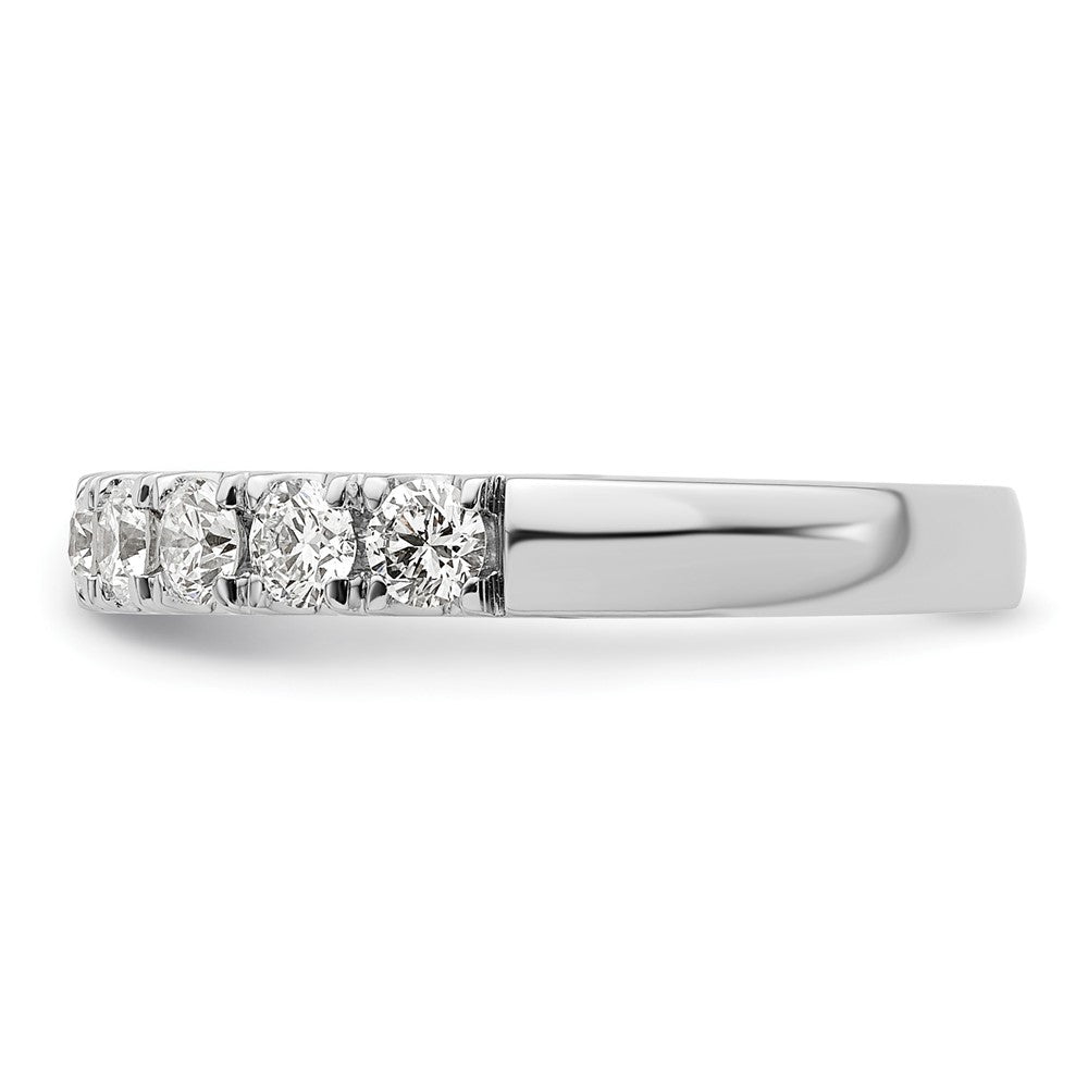 14k White Gold 1 carat Lab Grown Diamond VS/SI+ G+ Complete Wedding Band