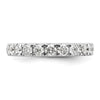 14k White Gold 1 carat Lab Grown Diamond VS/SI+ G+ Complete Wedding Band
