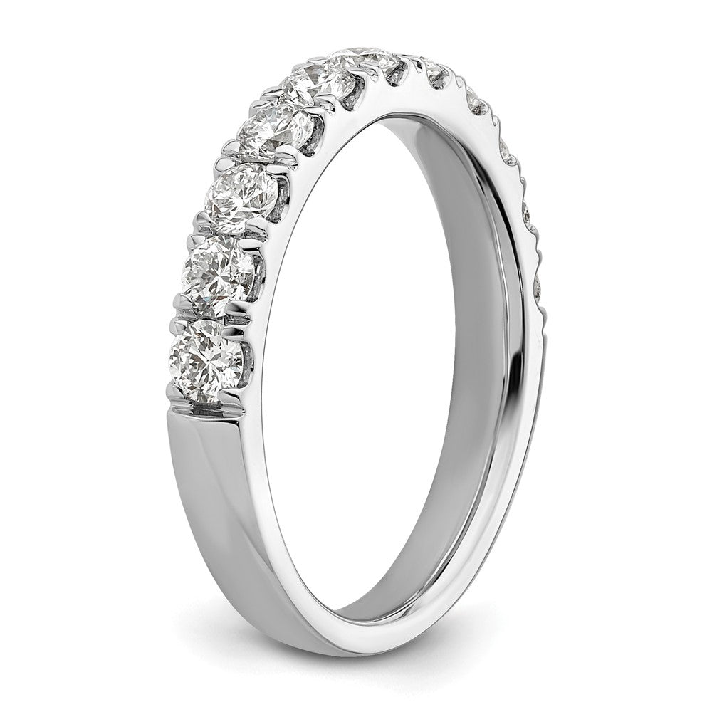 14k White Gold 1 carat Lab Grown Diamond VS/SI+ G+ Complete Wedding Band