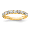 Lab Grown Diamond Wedding Bands in Yellow. White or Rose Gold