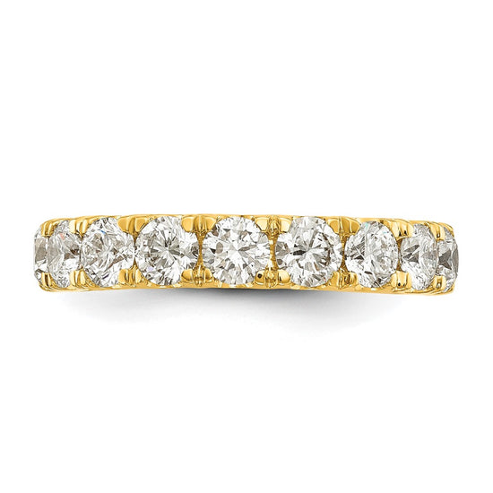 14k 1 1/2 carat Lab Grown Diamond VS/SI+ G+ Complete Wedding Band