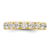 14k 1 1/2 carat Lab Grown Diamond VS/SI+ G+ Complete Wedding Band