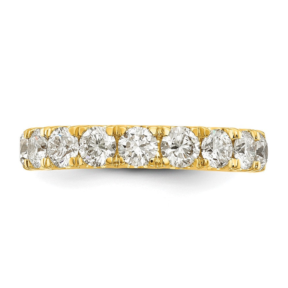 14k 1 1/2 carat Lab Grown Diamond VS/SI+ G+ Complete Wedding Band