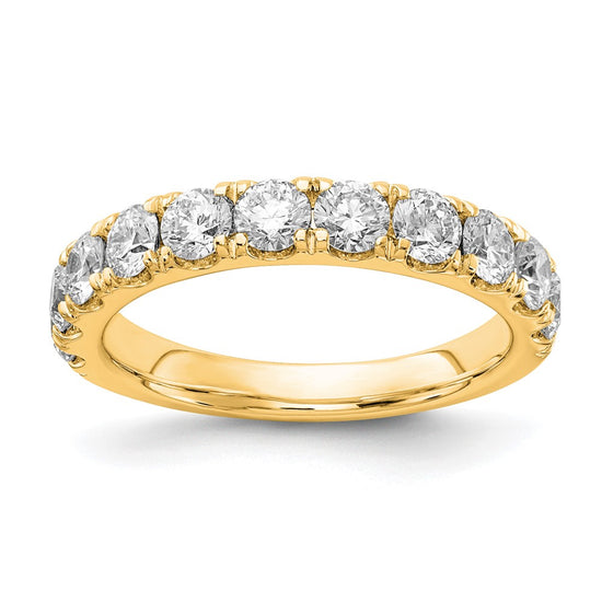 Lab Grown Diamond Wedding Bands in Yellow. White or Rose Gold