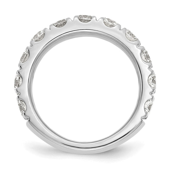 14k White Gold 2 carat Lab Grown Diamond VS/SI+ G+ Complete Wedding Band