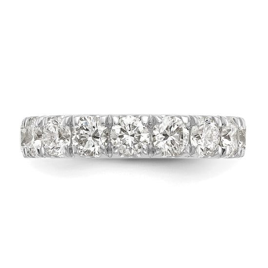 14k White Gold 2 carat Lab Grown Diamond VS/SI+ G+ Complete Wedding Band