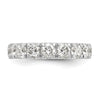 14k White Gold 2 carat Lab Grown Diamond VS/SI+ G+ Complete Wedding Band