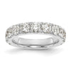 Lab Grown Diamond Wedding Bands in Yellow. White or Rose Gold