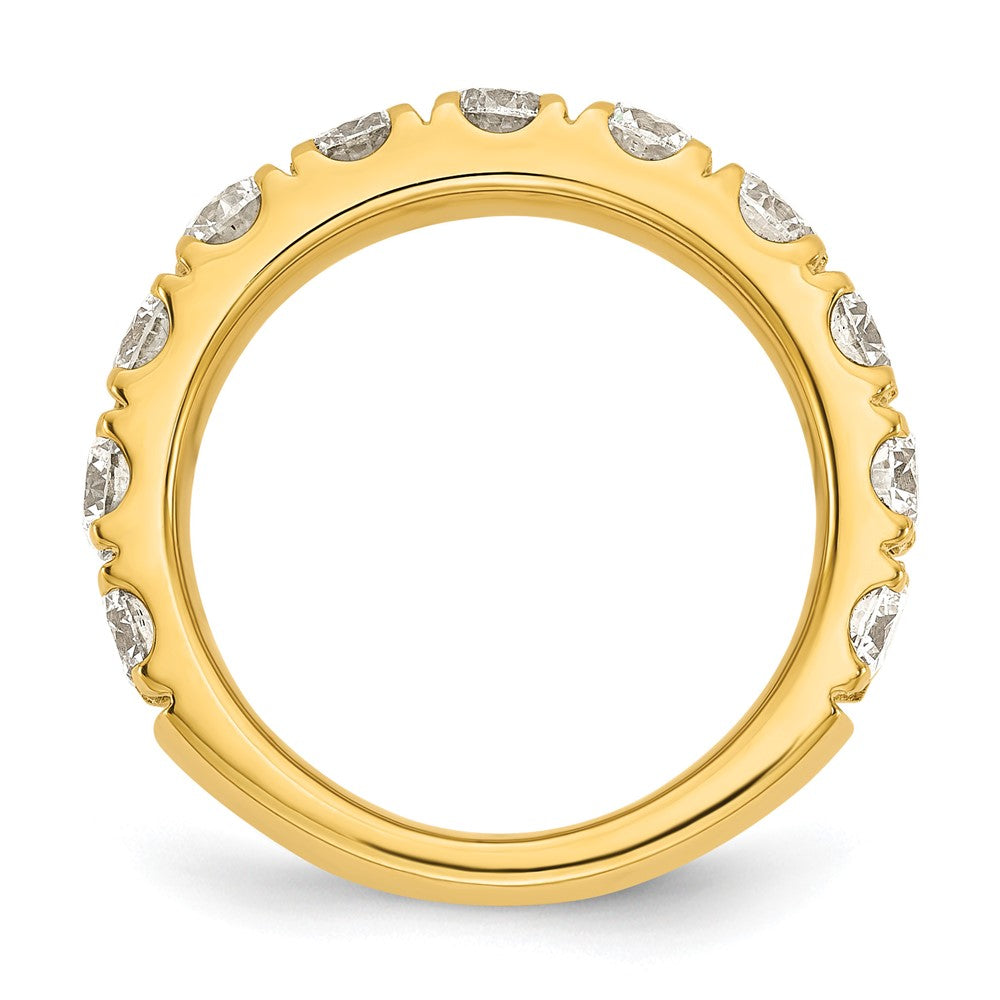 14k 2 carat Lab Grown Diamond VS/SI+ G+ Complete Wedding Band