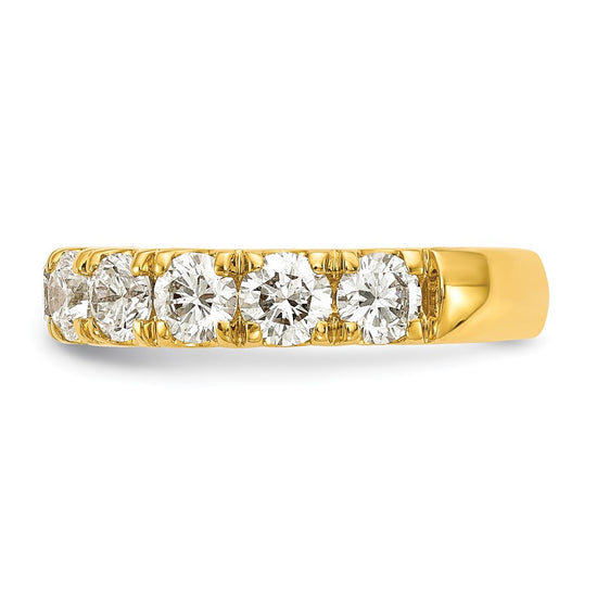 14k 2 carat Lab Grown Diamond VS/SI+ G+ Complete Wedding Band