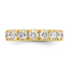14k 2 carat Lab Grown Diamond VS/SI+ G+ Complete Wedding Band