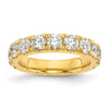 14k 2 carat Lab Grown Diamond VS/SI+ G+ Complete Wedding Band