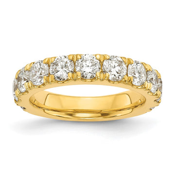 14k 2 carat Lab Grown Diamond VS/SI+ G+ Complete Wedding Band