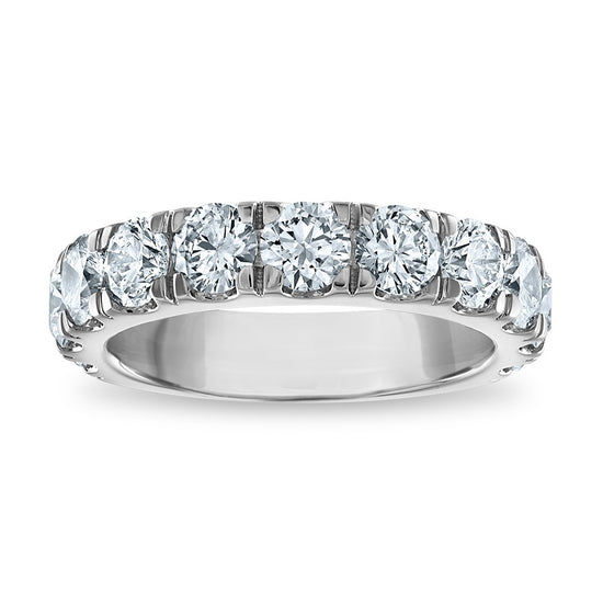 14kw 3ctw Lab Grown VS/SI+ G+ Dia Wedding Band
