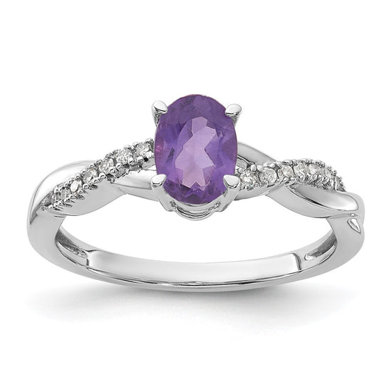 Oval Gemstone & Diamond Rings