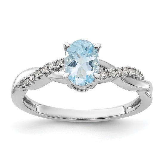 Oval Gemstone & Diamond Rings