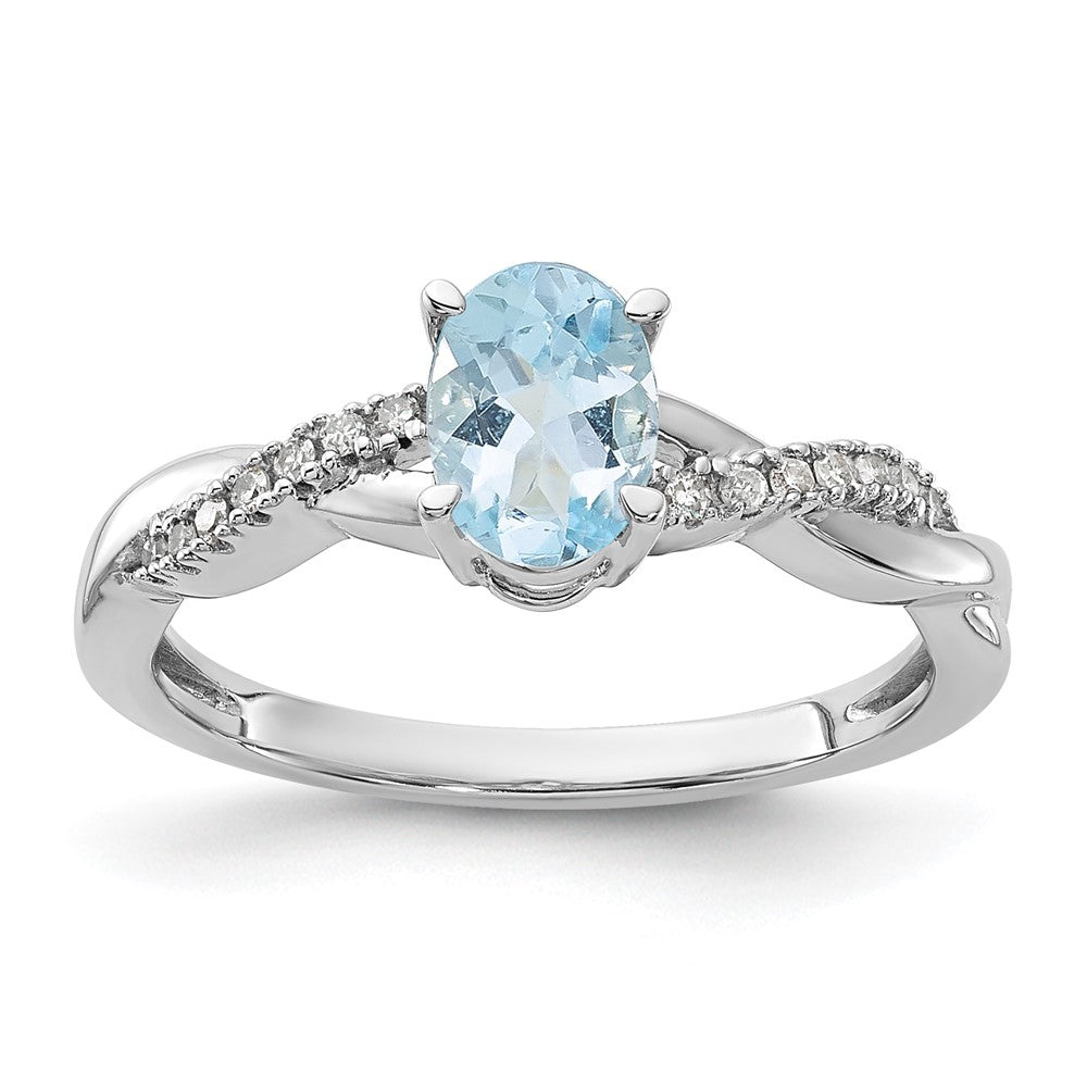 Oval Gemstone & Diamond Rings