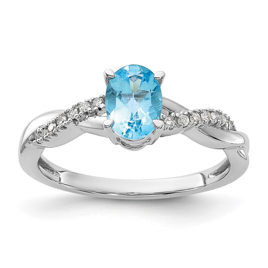 Oval Gemstone & Diamond Rings