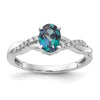Oval Gemstone & Diamond Rings