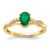 Oval Gemstone & Diamond Rings