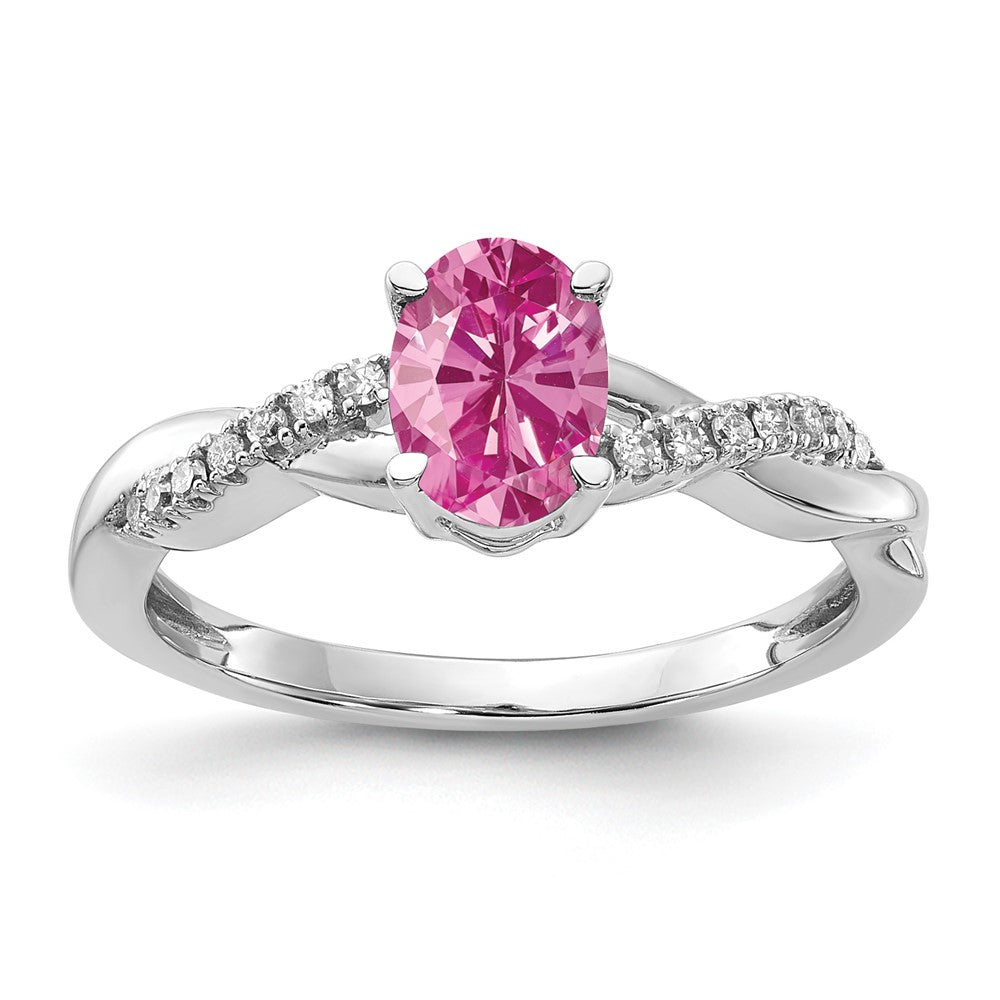 Oval Gemstone & Diamond Rings