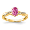 Oval Gemstone & Diamond Rings