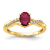 Oval Gemstone & Diamond Rings