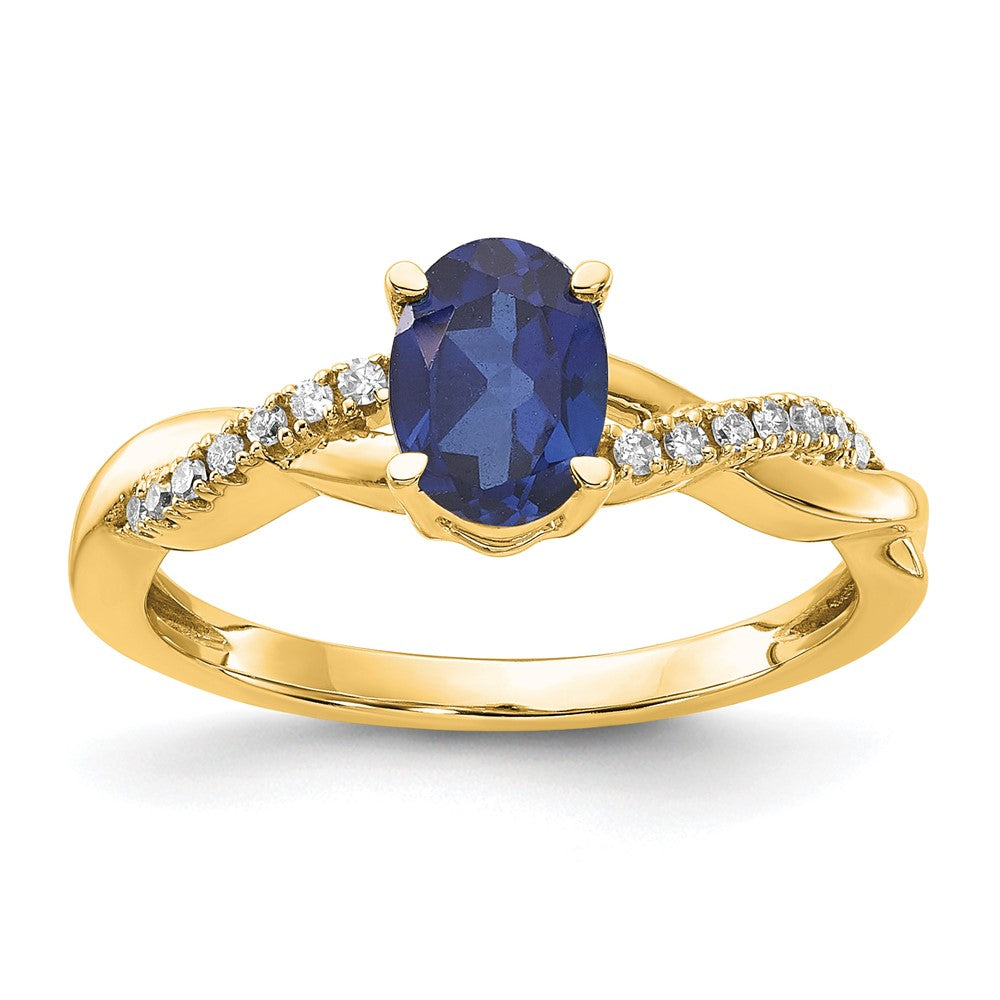 Oval Gemstone & Diamond Rings