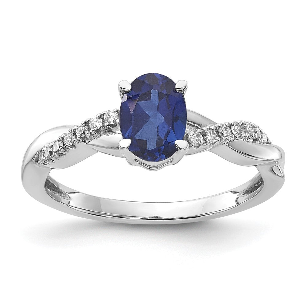 Oval Gemstone & Diamond Rings