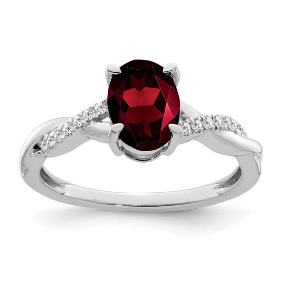 Oval Gemstone & Diamond Rings