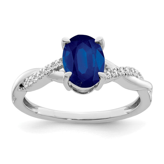 Oval Gemstone & Diamond Rings