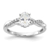 Oval Gemstone & Diamond Rings