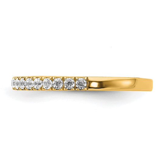 Gold Polished Diamond Band