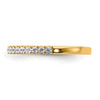 Gold Polished Diamond Band