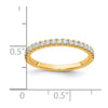 Gold Polished Diamond Band