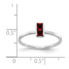 14k White Gold Gemstone Ring