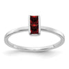 14k White Gold Gemstone Ring