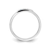 14k White Gold 4-stone Gemstone Bands