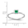 Diamond and Princess Gemstone Ring
