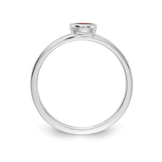 Bezel-set Marquise Gemstone Ring