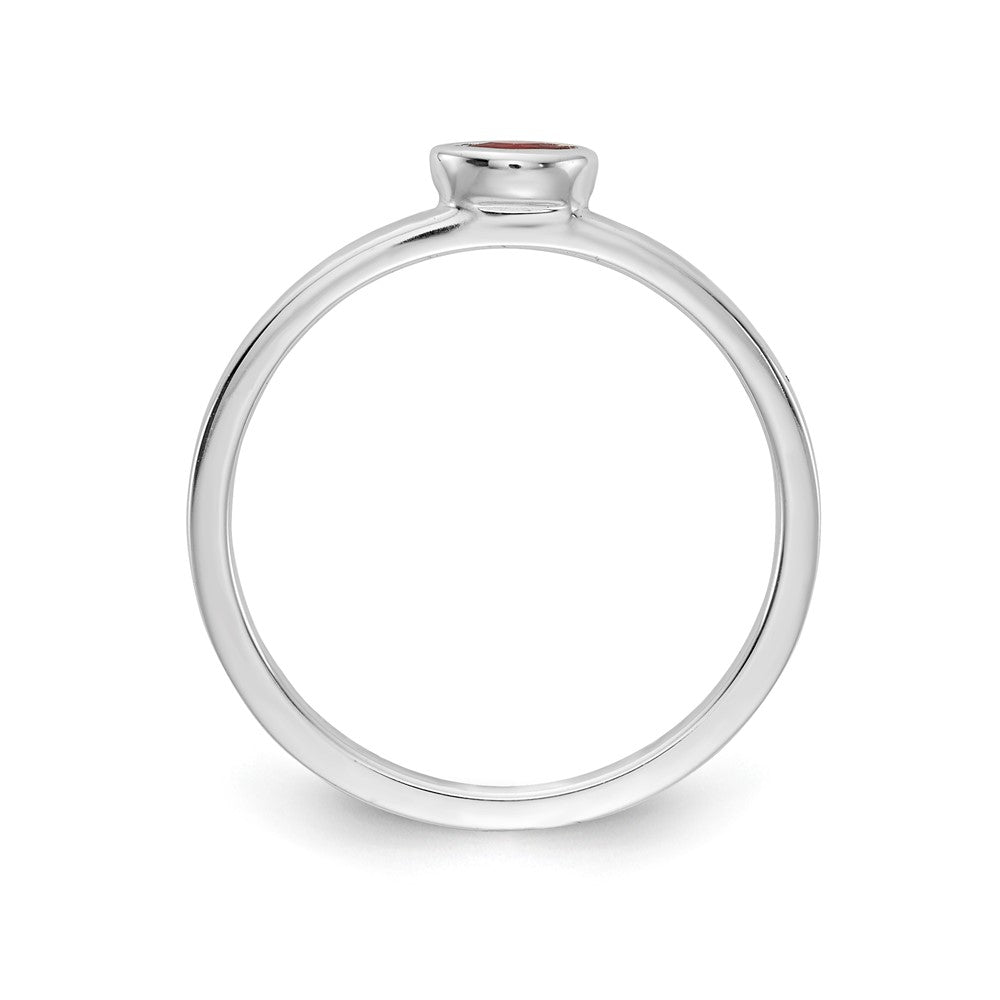 Bezel-set Marquise Gemstone Ring
